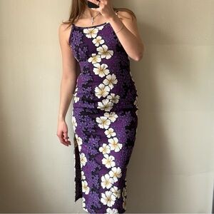 Floral Purple Dress